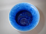 Rod Page Australian studio pottery vase sapphire blue crystalline glaze circa 1980s