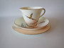 Royal Doulton The Coppice trio V2105 pheasant design cup saucer plate 1953