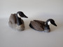 Roger Desjardins Canada goose pair hand painted wildlife carving circa 1980s