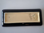 Moorcroft Chocolate Cosmos rectangular tray signed Eric Knowles Rachel Bishop design 2014