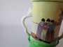 Rare Royal Doulton Dutch Harlem D1886 twin handled vase with seahorse handles