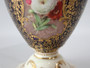 Royal Doulton cobalt blue and gilt floral vase signed Edwin Wood circa 1902–1922