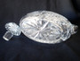 Rare Edwardian hand cut crystal whisky decanter with original stopper circa 1900