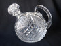 Rare Edwardian hand cut crystal whisky decanter with original stopper circa 1900