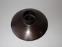 Signed Harold Alfred hand-hammered solid copper pedestal dish featuring a traditional stylised Sun design.