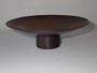 Signed Harold Alfred hand-hammered solid copper pedestal dish featuring a traditional stylised Sun design.