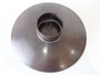 Signed Harold Alfred hand-hammered solid copper pedestal dish featuring a traditional stylised Sun design.