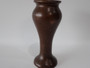 Otto Heintz Art Metal Shop bronze vase with sterling silver coneflower overlay and original dark patina, Buffalo New York, circa 1912–1918.