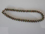 Vintage Galleri Jewellers 5mm cultured button pearl necklace with rare iridescent peacock lustre, sterling silver clasp, original presentation box and guarantee document, measuring approximately 38cm long.