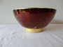 Carlton Ware Rouge Royale bowl with bird of paradise and floral decoration circa 1930s
