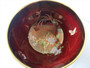 Carlton Ware Rouge Royale bowl with bird of paradise and floral decoration circa 1930s