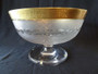 Moser Cut Crystal Pedestal Bowl – fine antique crystal glassware