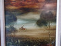 Frank Harding Australian artist oil painting Gathering Clouds landscape artwork