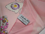 Vintage Salvatore Ferragamo silk scarf with shoes and butterflies design in pink tones