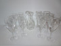 Waterford Crystal 'Imprint' by John Rocha, with carafe and white and red wine glasses.