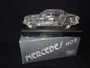 Lovely vintage Hofbauer crystal Mercedes 190E car with stand and box.