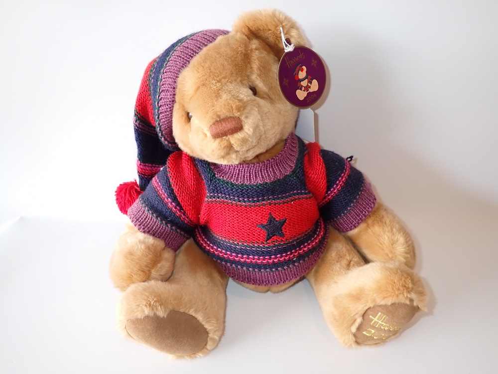 Harrods Christmas Bear 2004 トーマス Harrods 2004 Thomas Christmas Bear – Collectable Teddy Bear with
