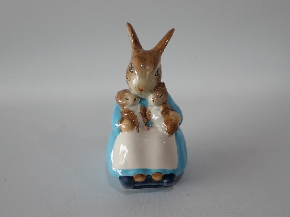 Beswick Beatrix Potter Mrs Rabbit and Bunnies Figurine c.1976 English ...