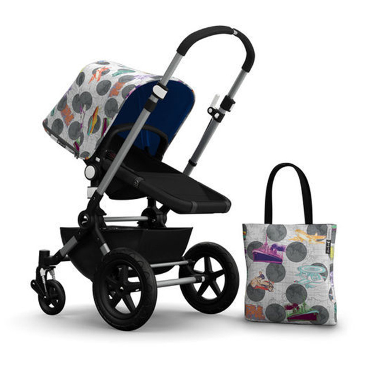 Bugaboo Cameleon3 Andy Warhol Accessory Pack Globetrotter/Royal Blue