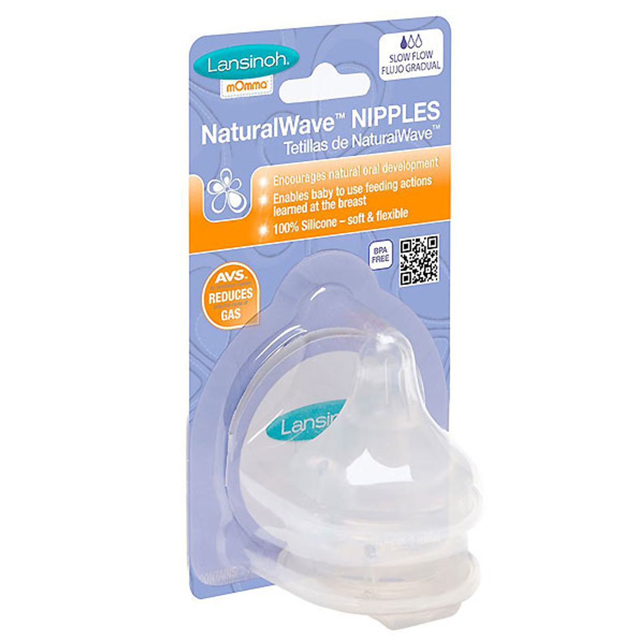 Lansinoh NaturalWave Nipple - Slow Flow, Official Retailer