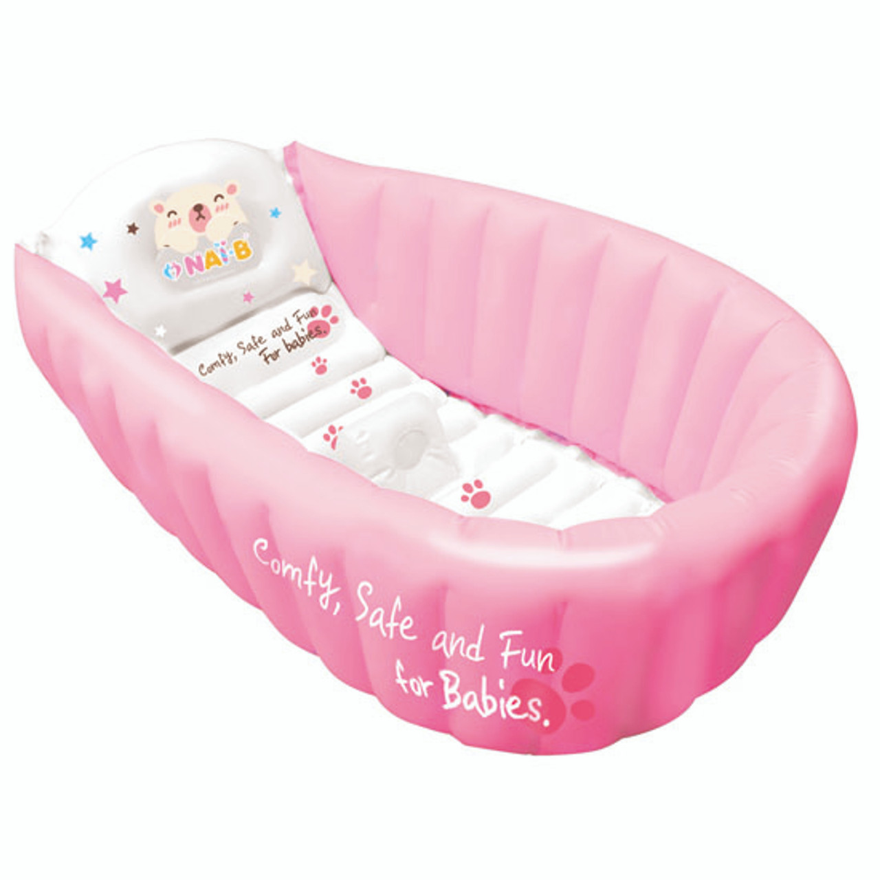 pink baby bath tub