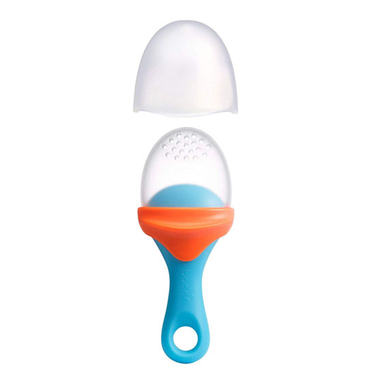 Boon Pulp Silicone Feeder , Blue / Orange