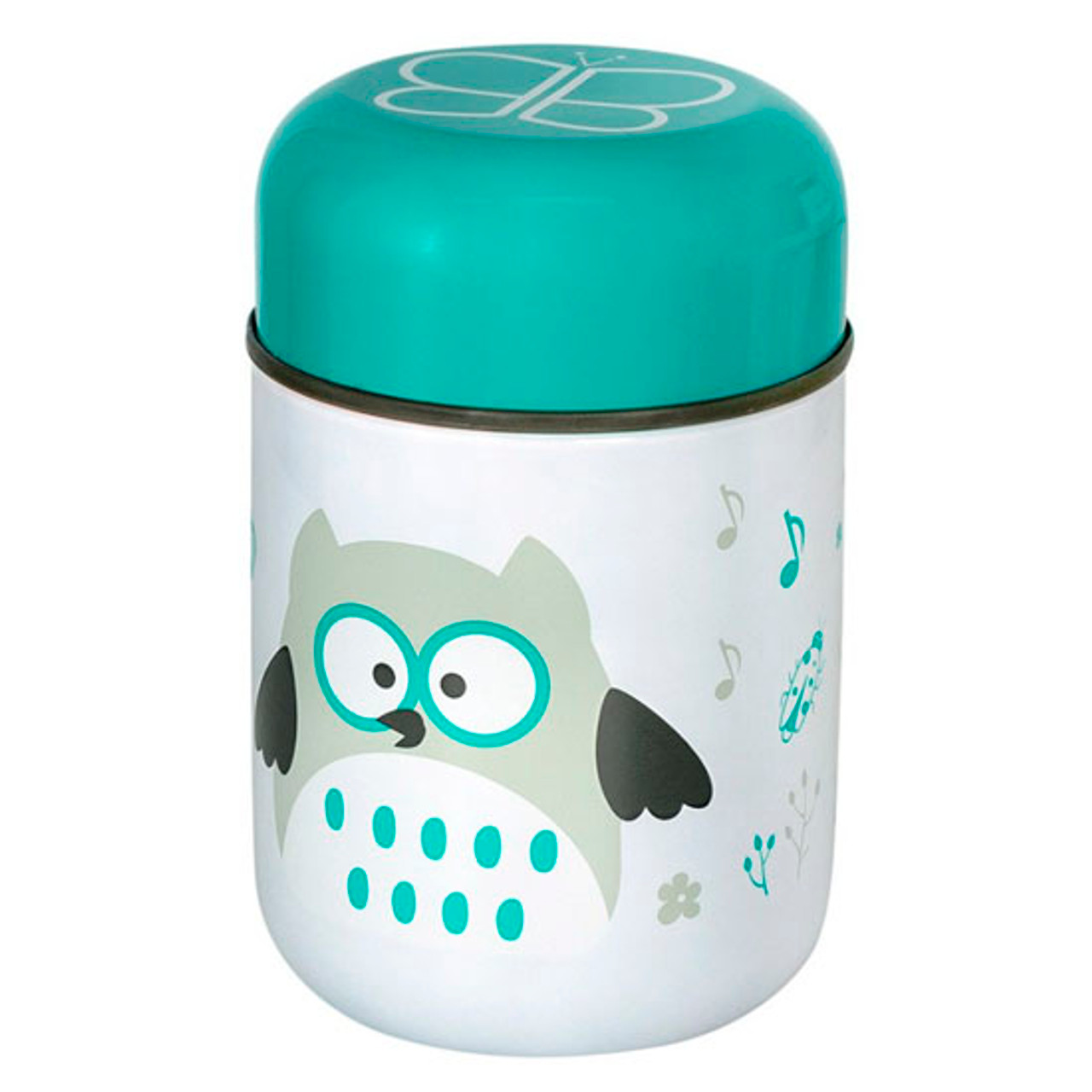 BBLuv Food Thermal Food Container with Spoon 10oz - Aqua