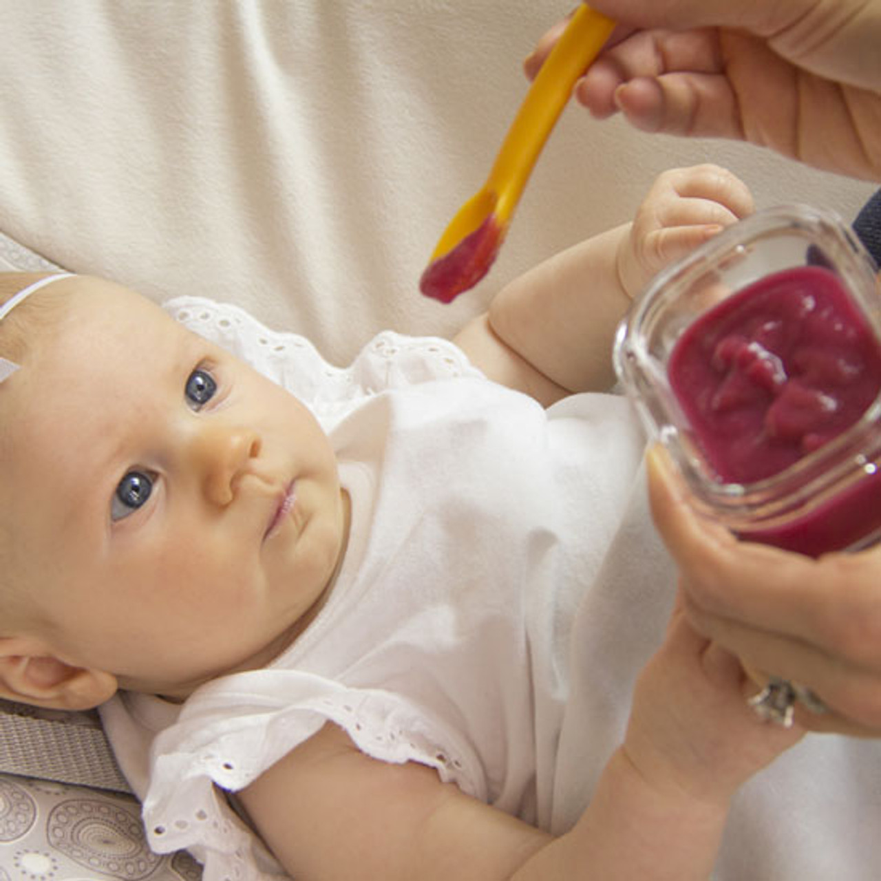 Silicone Baby Spoon w/ Carrying Case