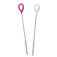 Zoli Inc. Water Bottle Straw Cleaning Brush - Pink/White - 2 Pack Zoli Inc. Water Bottle Straw Cleaning Brush - Pink/White - 2 Pack