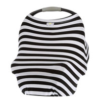 Itzy Ritzy Mom Boss 4-in-1 Nursing Cover - Black/White Stripe_thumb1 Itzy Ritzy Mom Boss 4-in-1 Nursing Cover - Black/White Stripe_thumb1