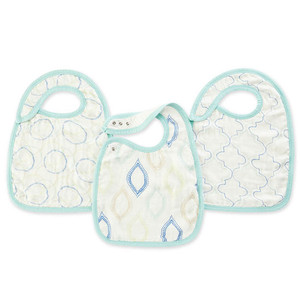 aden + anais Bamboo Snap Bibs - Sprouts aden + anais Bamboo Snap Bibs - Sprouts