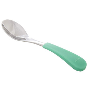 Avanchy Stainless Steel Infant Feeding Spoons (2 Pack) - Blue