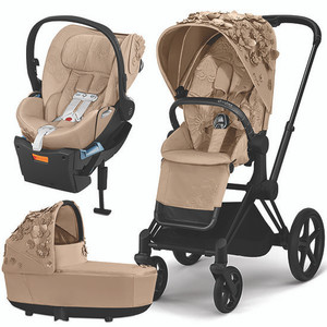 Cochecito 2 Piezas Cybex Priam Simply Flowers Mid Beige