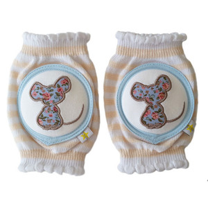 Crawlings Baby Knee Pad - Sweet Tea Mouse Crawlings Baby Knee Pad - Sweet Tea Mouse