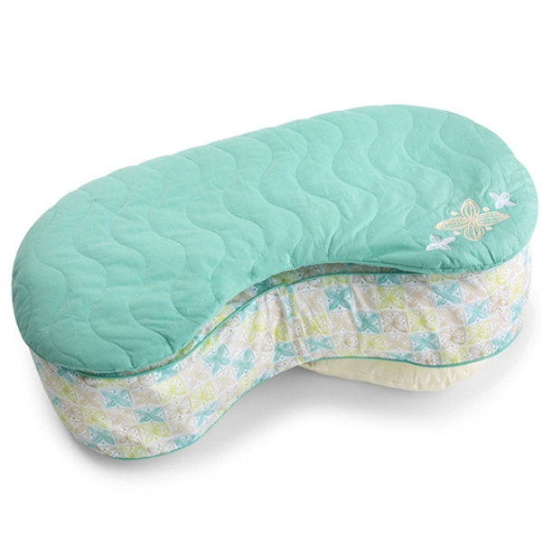 Born Free Bliss Feeding Pillow Quilted Slip Cover - Sketchy Leaf
