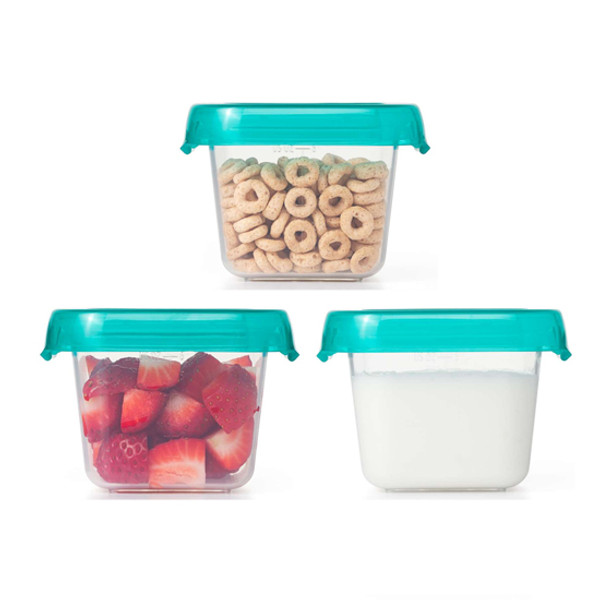 6 oz Baby Blocks™ Plastic Freezer Storage Containers