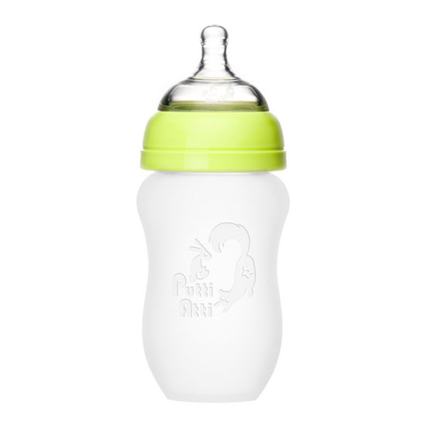 Putti Atti Silicone Baby Bottle - 8.8oz - Green