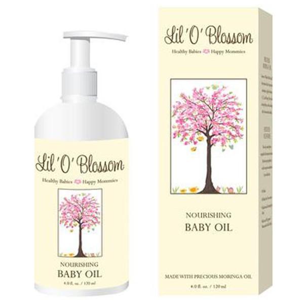 Lil O Blossom Nourishing Baby Oil - 4 oz_thumb1