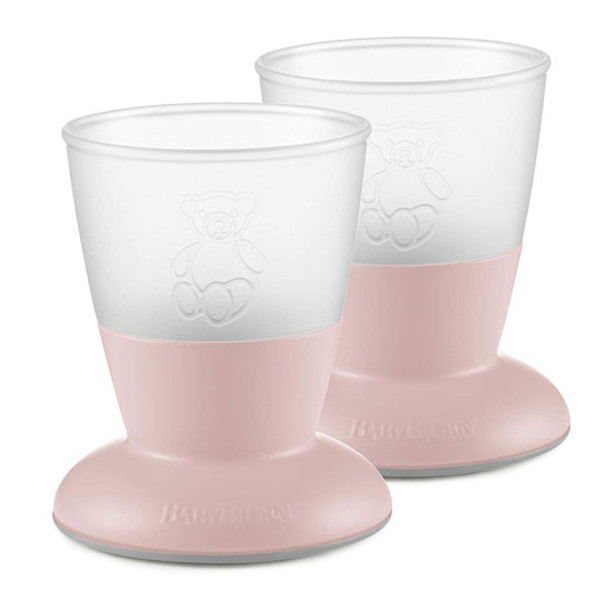 Baby Bjorn Baby Cup - 2 Pack - Powder Pink_thumb1