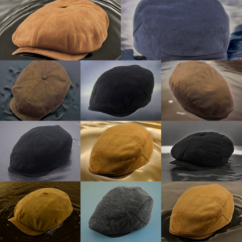 Suede Newsy Cap