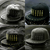 Rivet Holes Flat Brim Snapback Cap