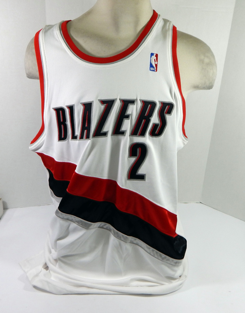 2006-07 Portland Trail Blazers Josh McRoberts #2 Game Issued White