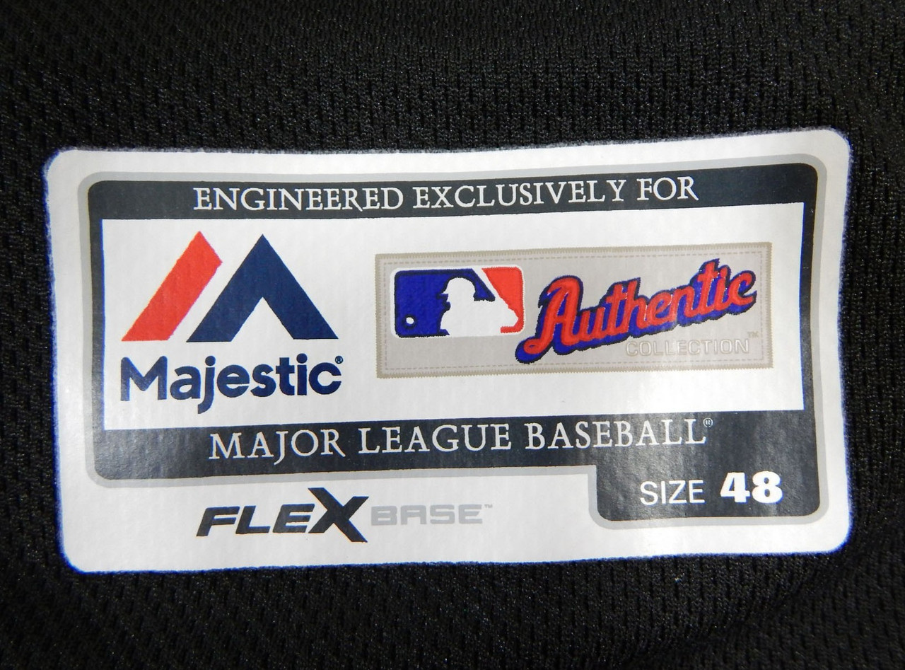 Miami Marlins Evan Beal 38 Game Used Black Jersey DP13625