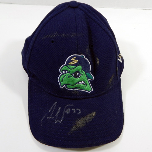 Beliot Snappers #33 Game Used Navy Hat M-L DP22766