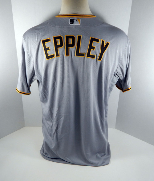 2014 Pittsburgh Pirates Cody Eppley # Game Issued Grey Jersey Ralph Kiner 33212