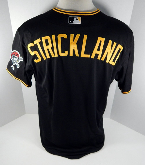 2013 Pittsburgh Pirates Hunter Strickland # Game Issued Black Jersey PITT33063