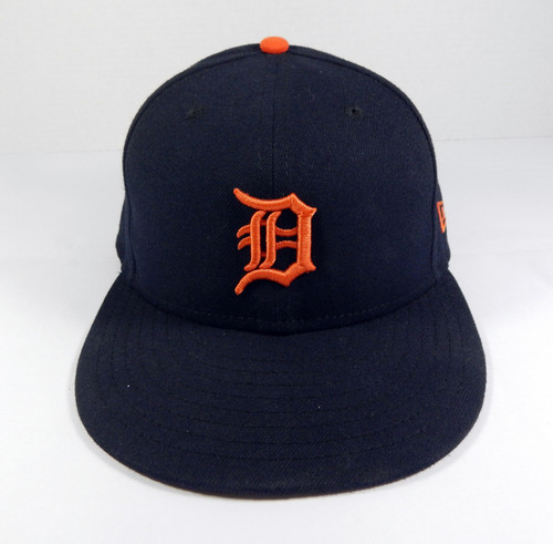 Detroit Tigers #21 Game Issued Navy Hat 7.375 DP36559