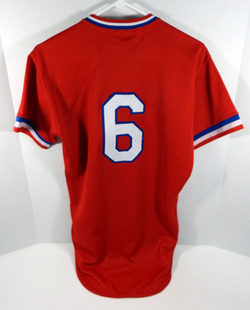 1984 Team USA National Team Sid Aikens #6 Event Worn Red Jersey