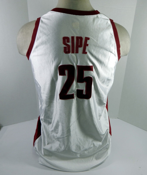 2000s Alabama Crimson Tide Katie Sipe #25 Game Used White Jersey 46 DP33829