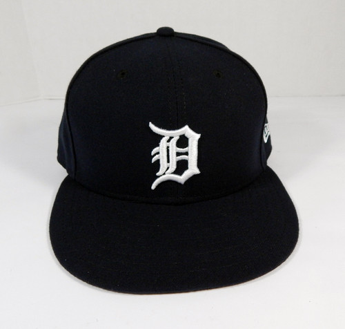 2022 Detroit Tigers Jason Foley #68 Game Issued Navy Hat 7.25 DP36624